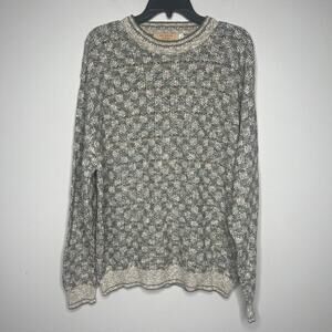 Vintage Cosby Coogie Style Sweater Textured 3D Suge Biggie Pullover Size L